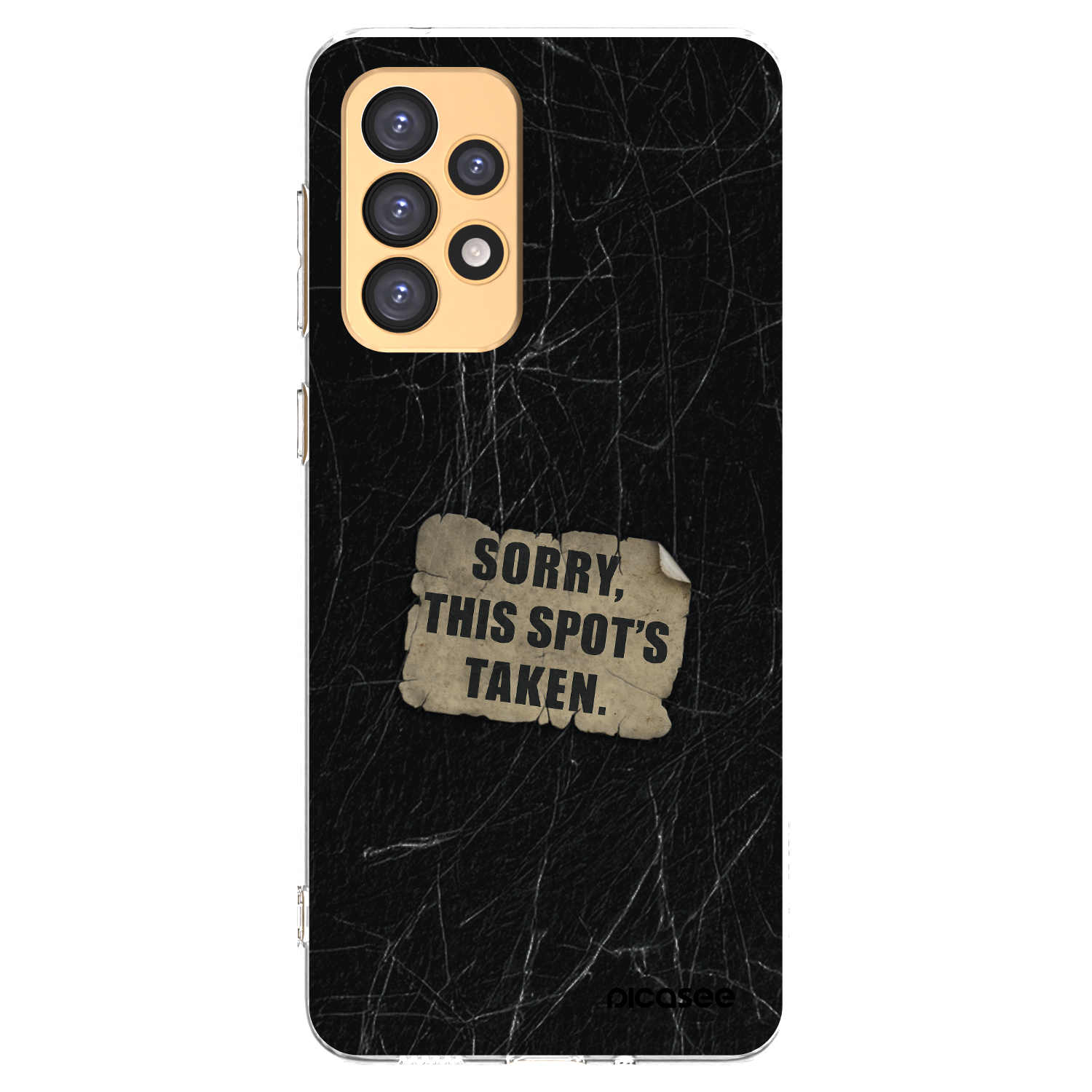 Picasee διαφανής θήκη σιλικόνης Samsung Galaxy A33 5G A336 - SORRY