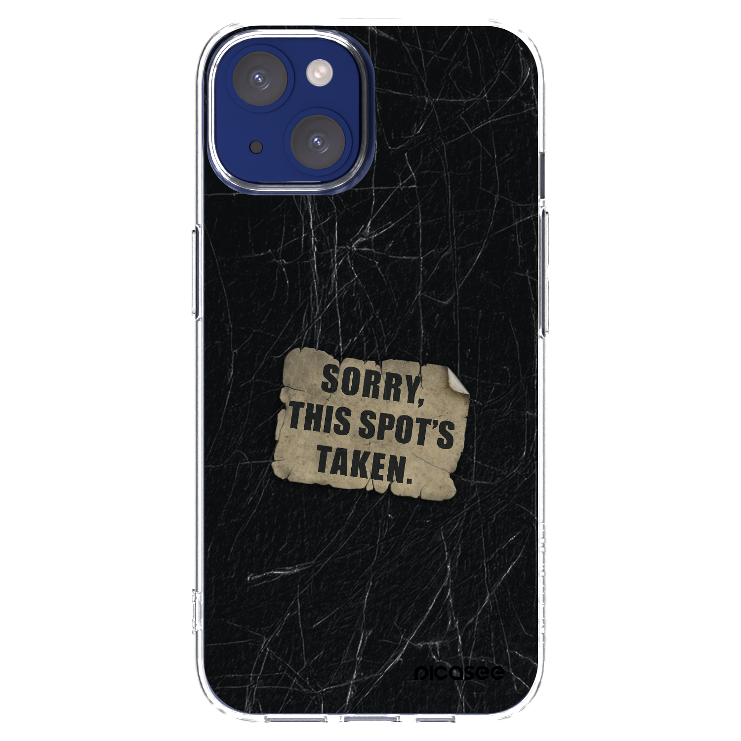 Picasee διαφανής θήκη σιλικόνης Apple iPhone 14 - SORRY