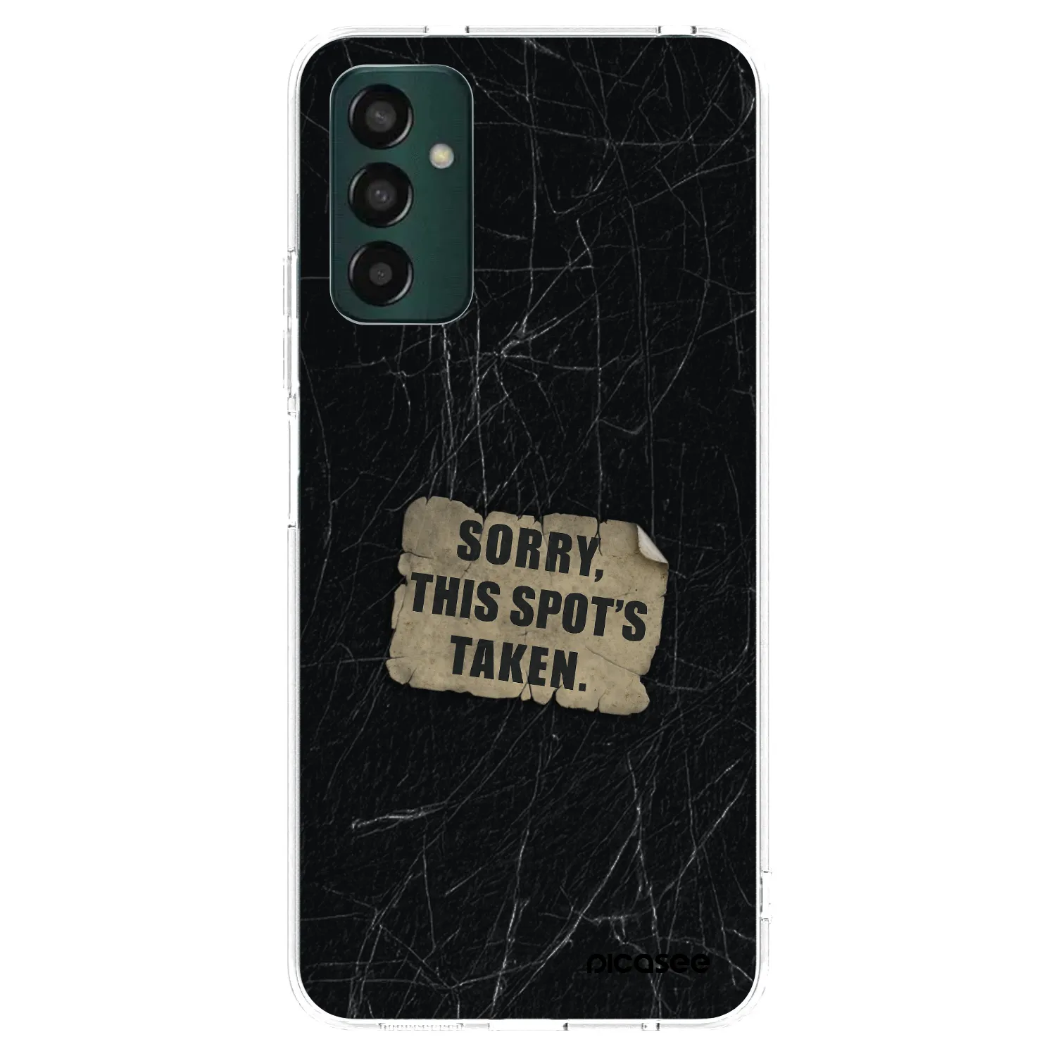 Picasee διαφανής θήκη σιλικόνης Samsung Galaxy M13 M135F - SORRY