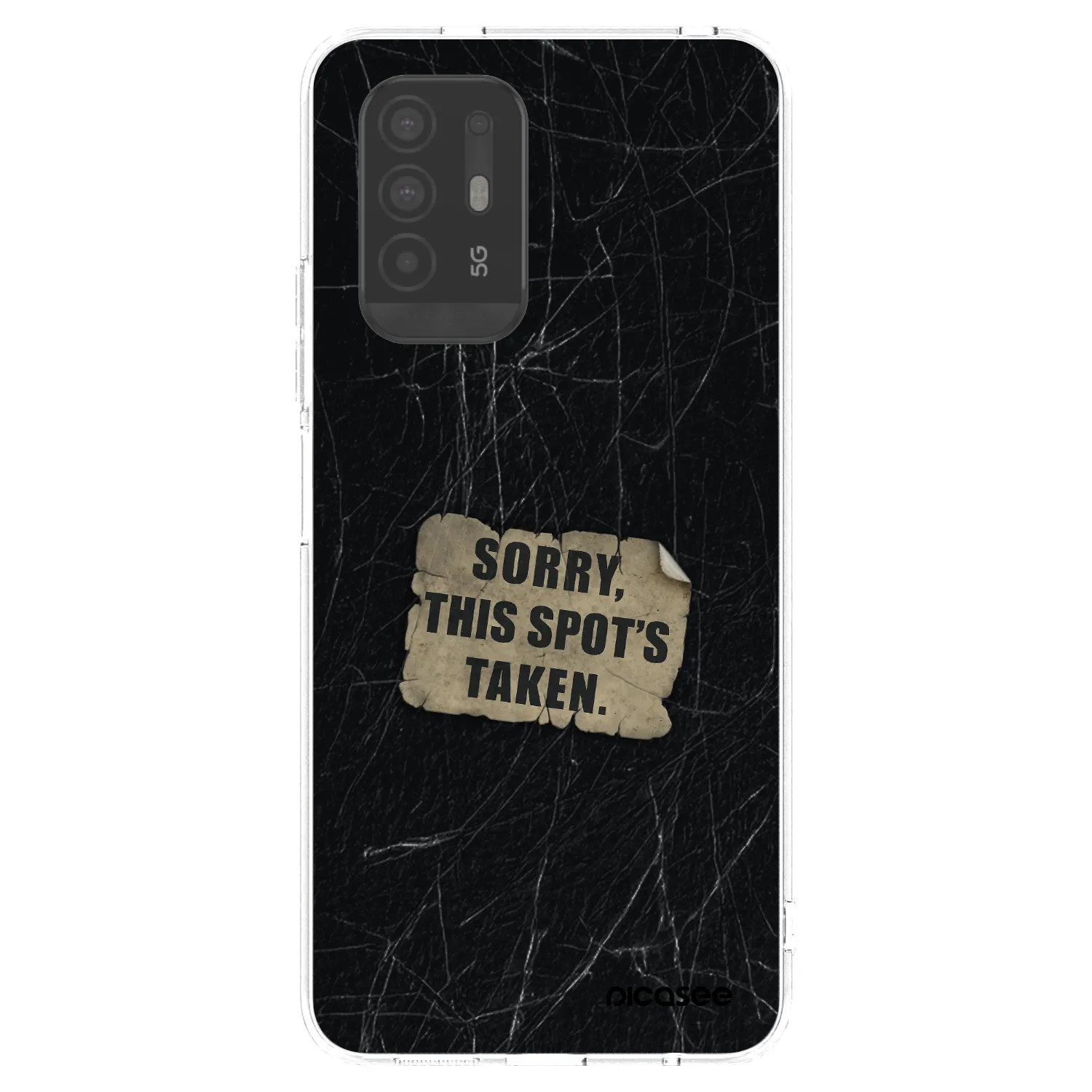 Picasee διαφανής θήκη σιλικόνης OPPO A94 5G - SORRY