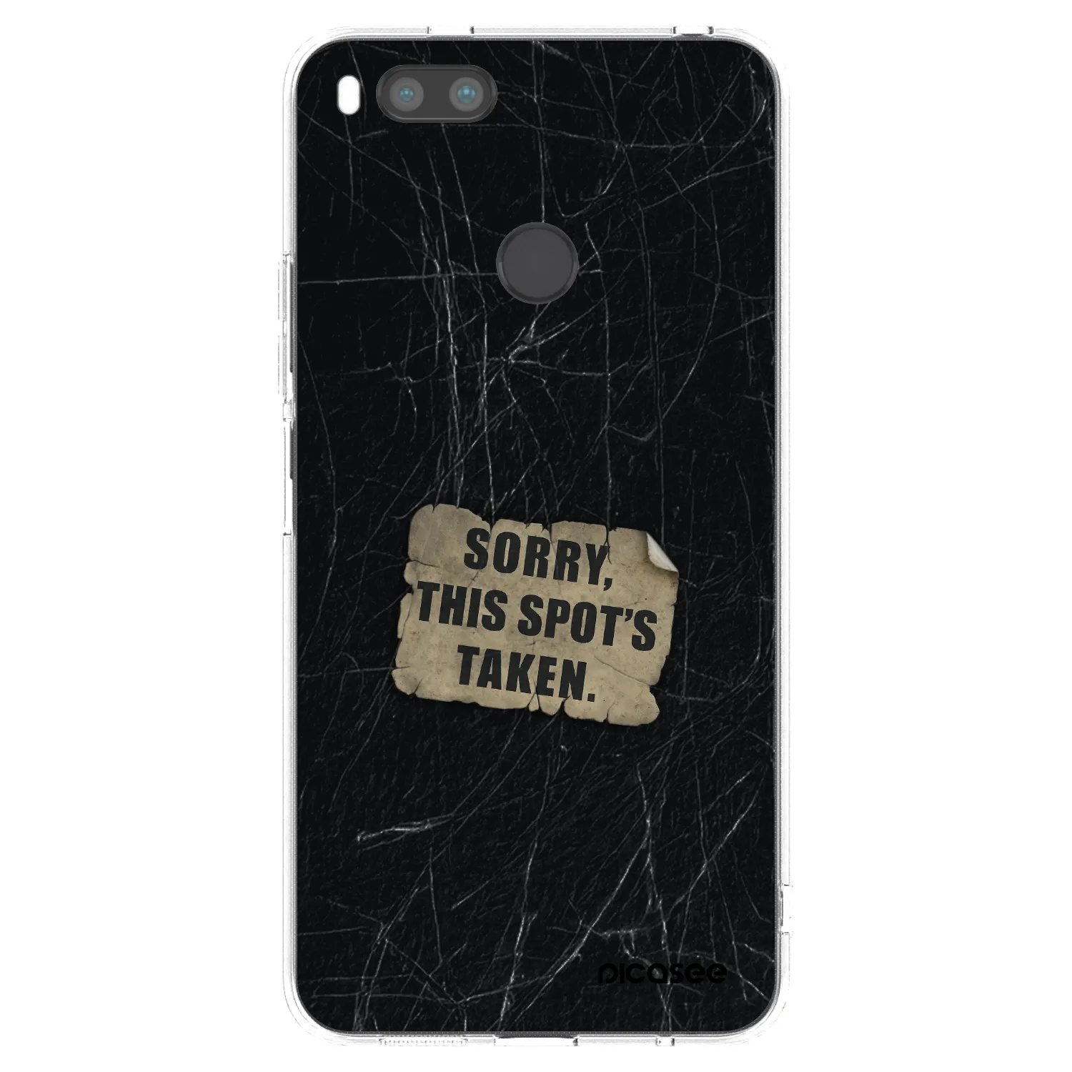 Picasee διαφανής θήκη σιλικόνης Xiaomi Redmi A1 - SORRY