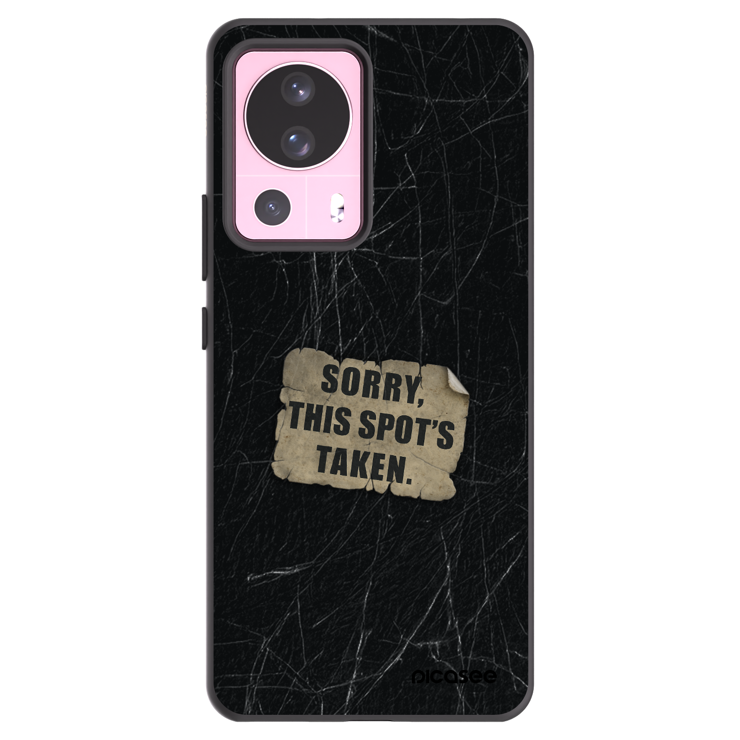 Picasee Μαύρη θήκη σιλικόνης για Xiaomi 13 Lite - SORRY