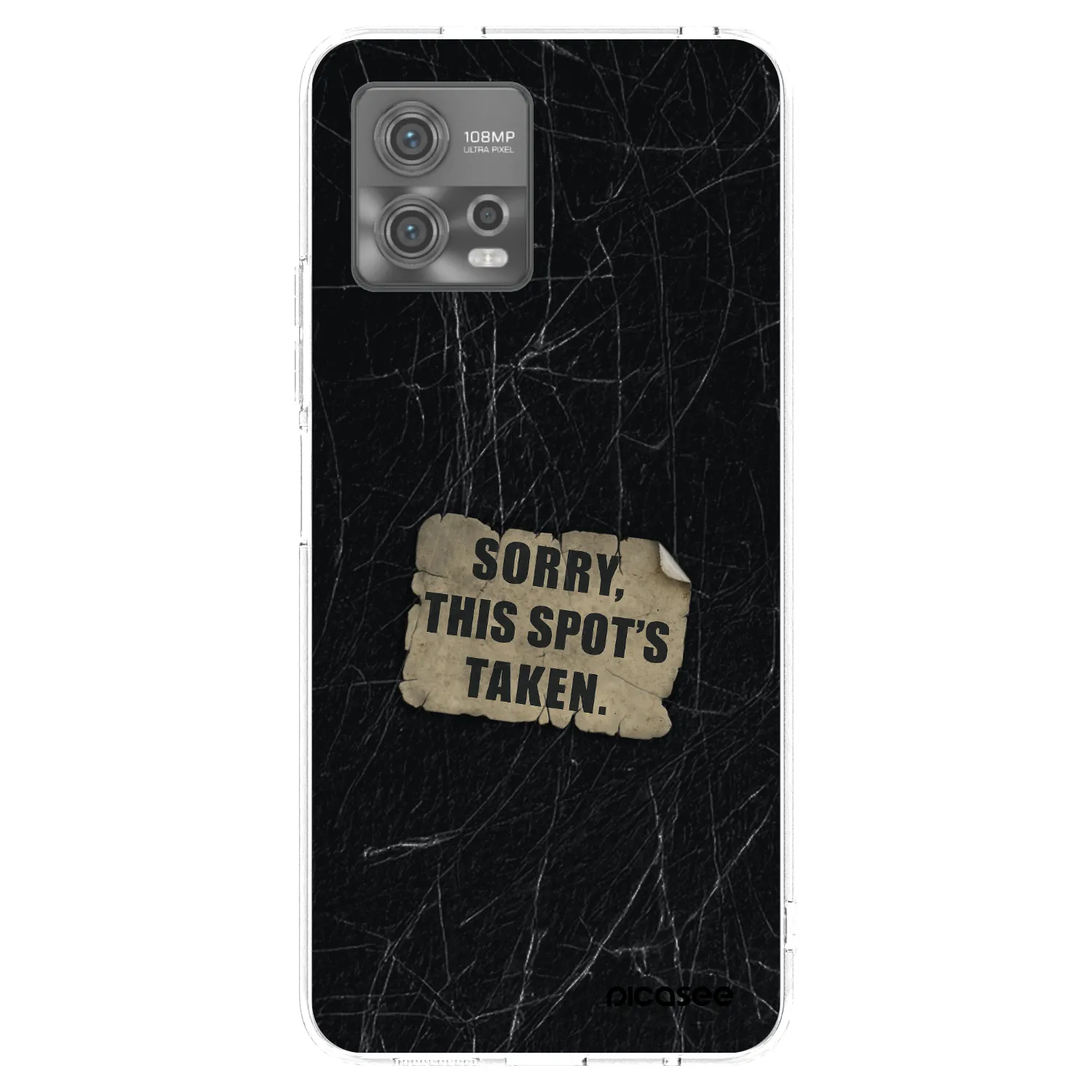 Picasee διαφανής θήκη σιλικόνης Motorola Moto G72 - SORRY