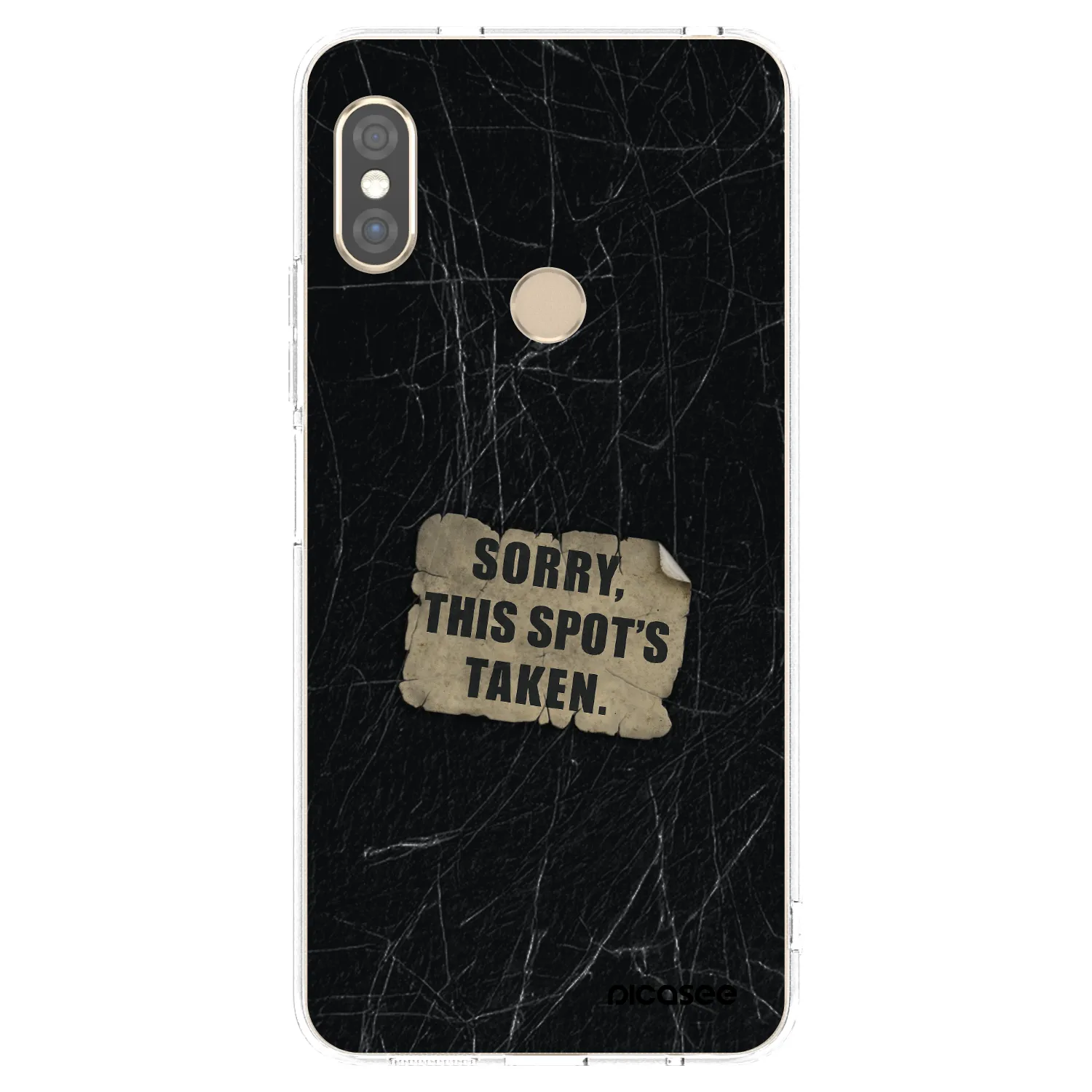 Picasee διαφανής θήκη σιλικόνης Xiaomi Redmi Note 5 Global - SORRY