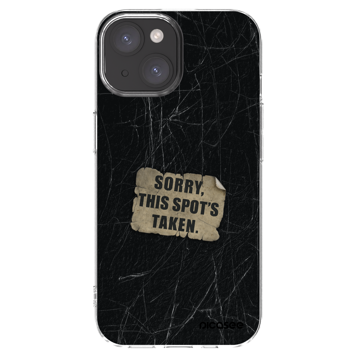 Picasee διαφανής θήκη σιλικόνης Apple iPhone 15 - SORRY