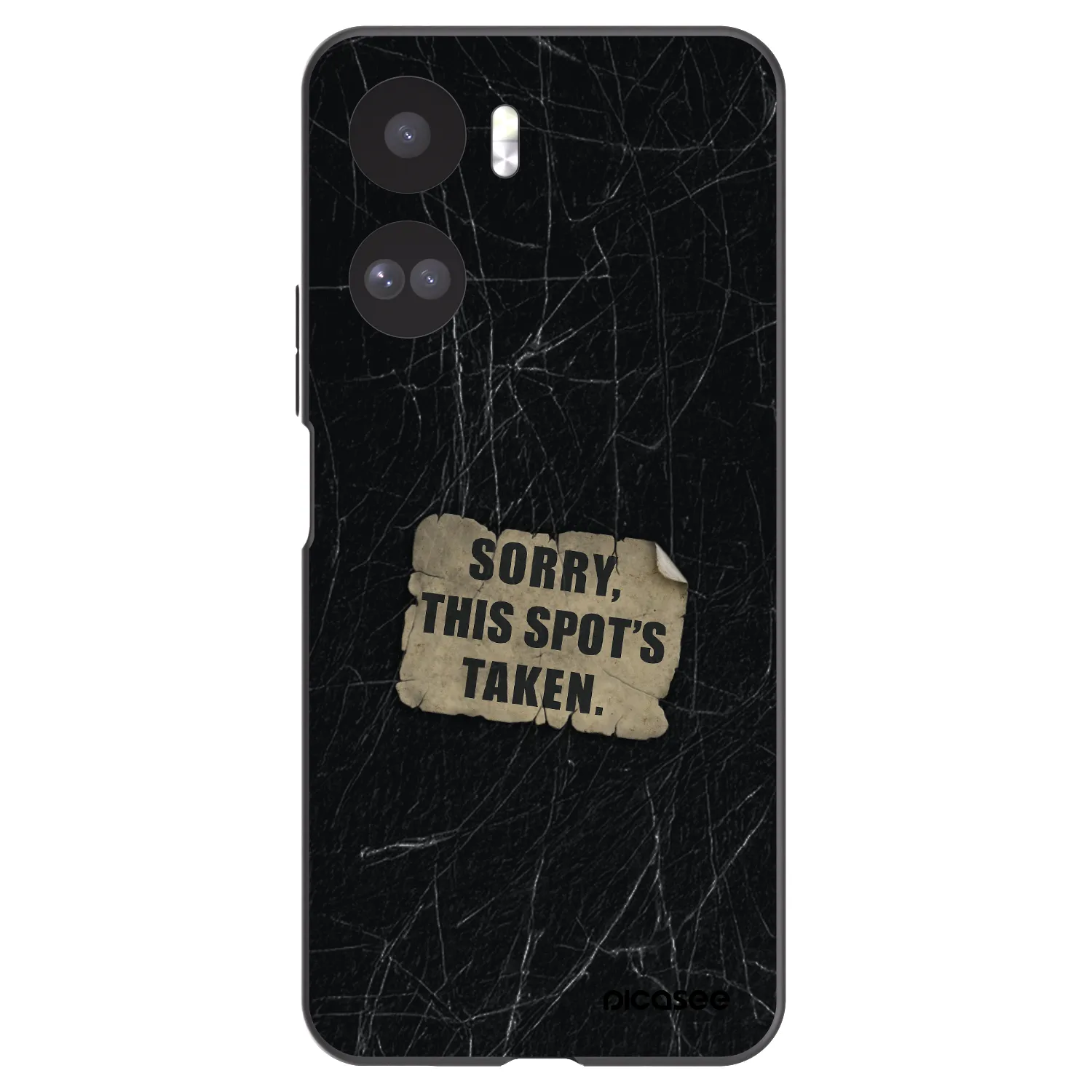 Picasee Μαύρη θήκη σιλικόνης για Honor 90 Lite 5G - SORRY
