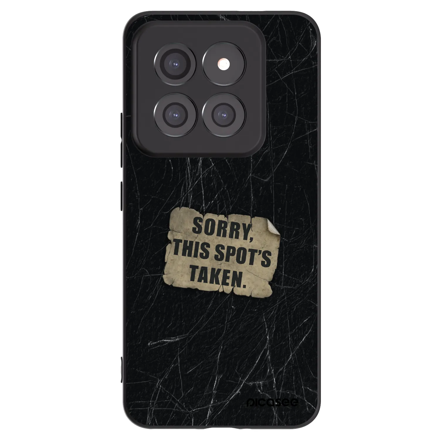 Picasee Μαύρη θήκη σιλικόνης για Xiaomi 14 Pro - SORRY