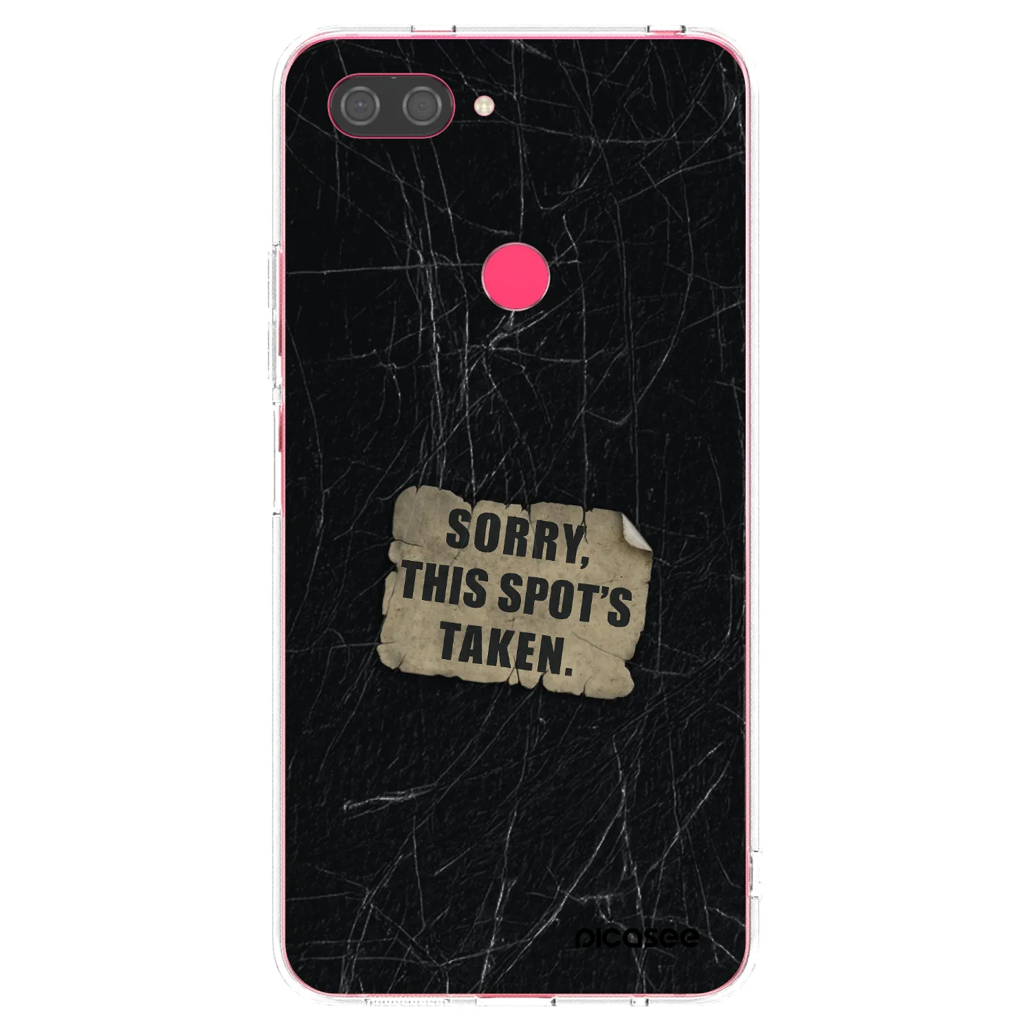 Picasee διαφανής θήκη σιλικόνης Xiaomi Mi 8 Lite - SORRY