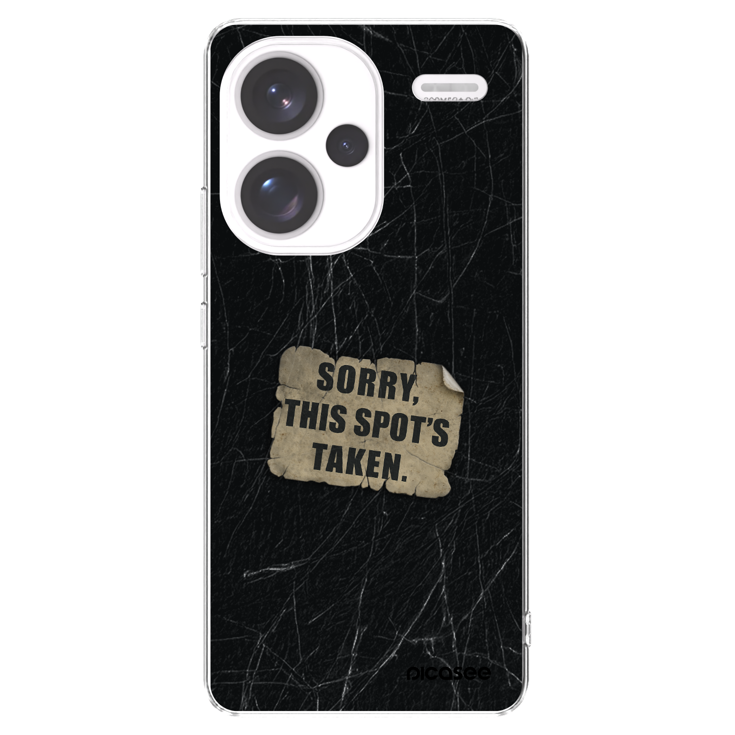 Picasee διαφανής θήκη σιλικόνης Xiaomi Redmi Note 13 Pro+ 5G - SORRY