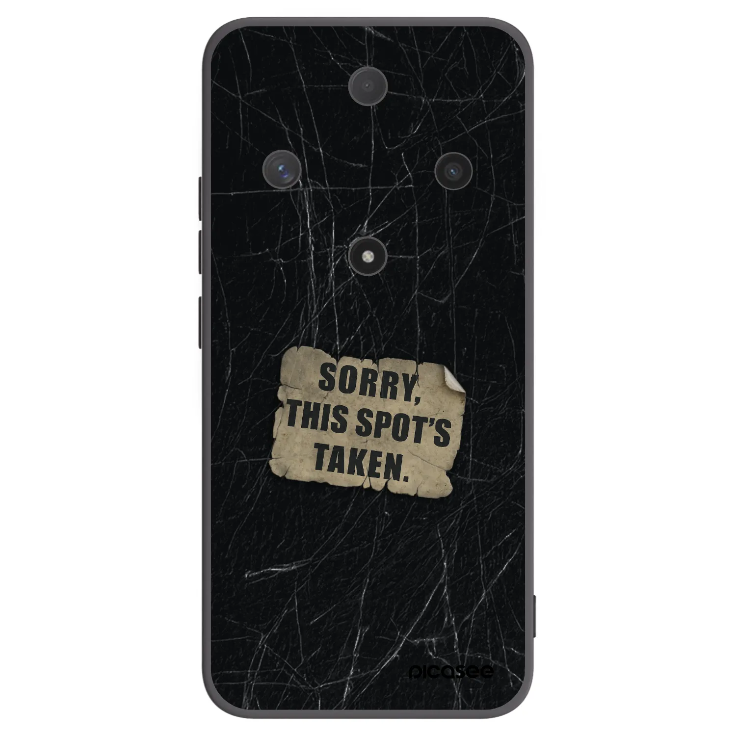 Picasee Μαύρη θήκη σιλικόνης για Honor Magic6 Lite 5G - SORRY