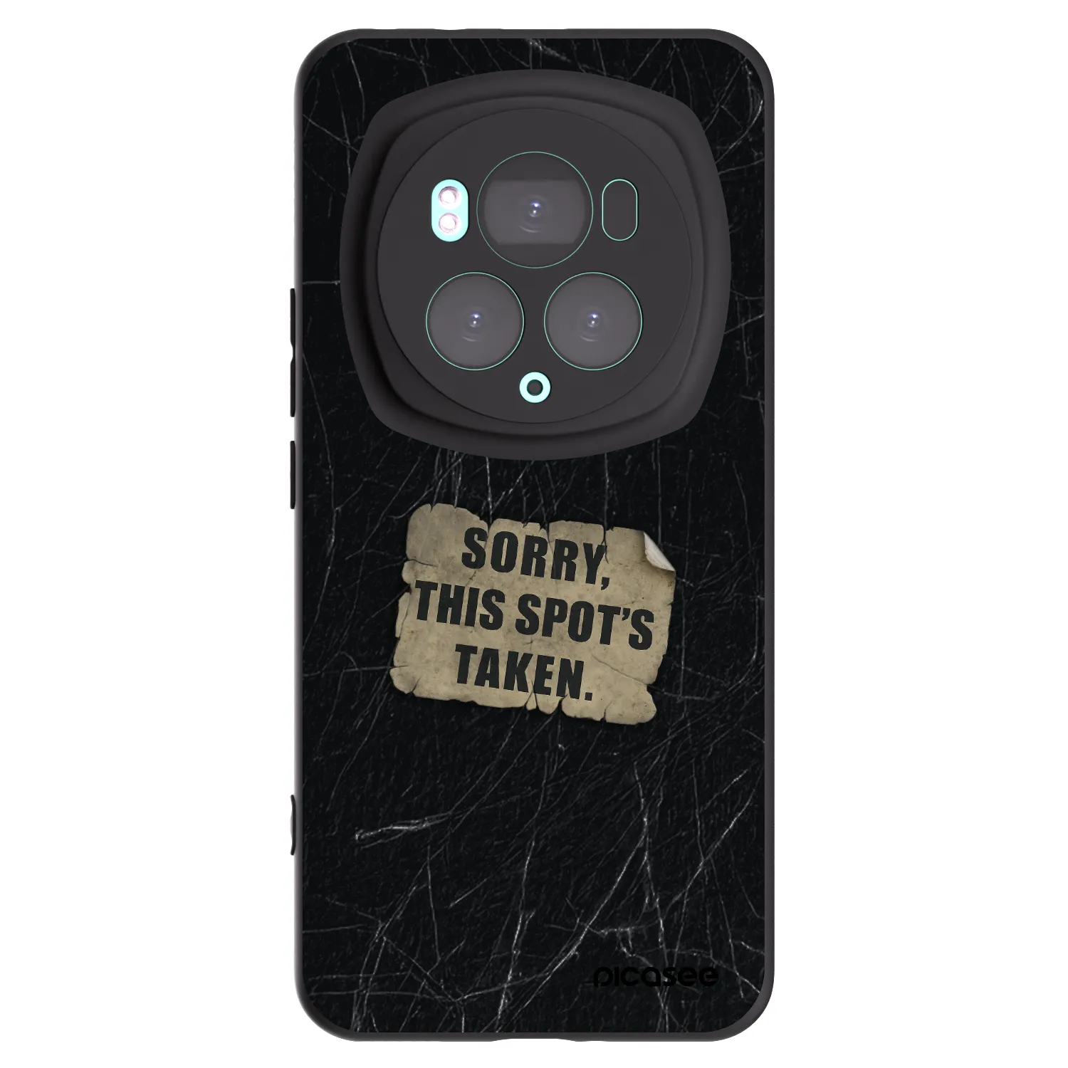 Picasee Μαύρη θήκη σιλικόνης για Honor Magic6 Pro - SORRY