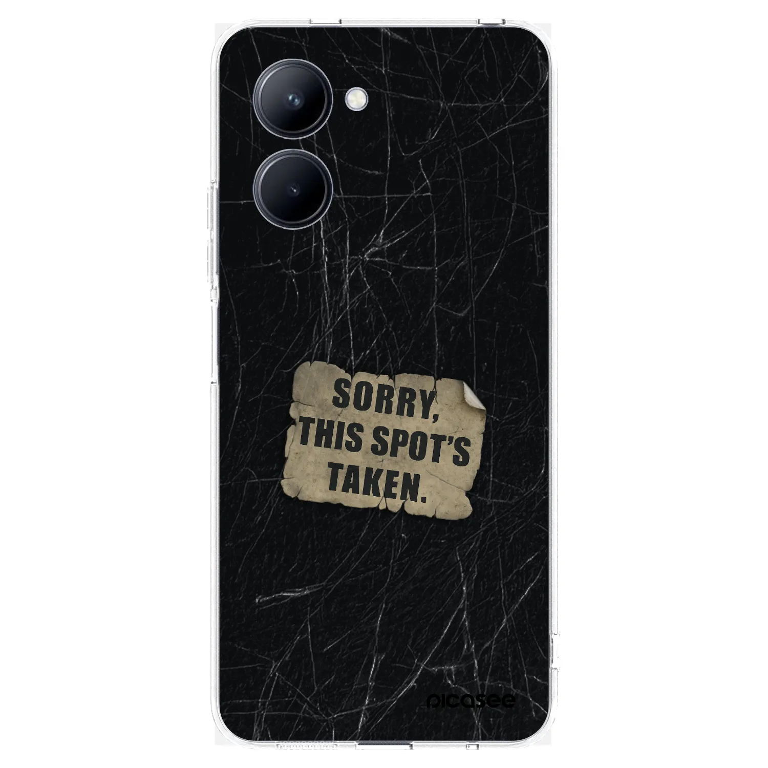 Picasee διαφανής θήκη σιλικόνης Realme C33 (2023) - SORRY