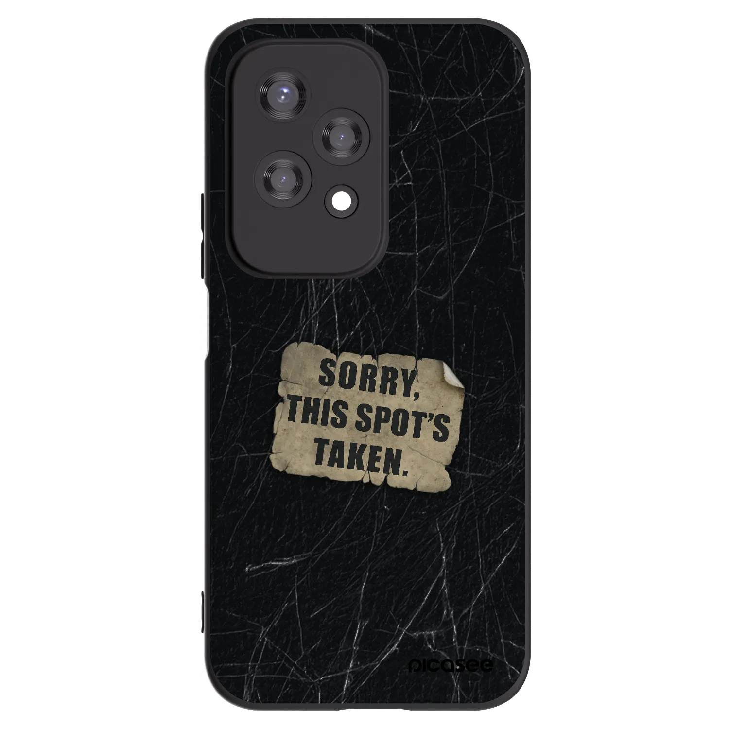 Picasee Μαύρη θήκη σιλικόνης για Honor 200 Lite - SORRY