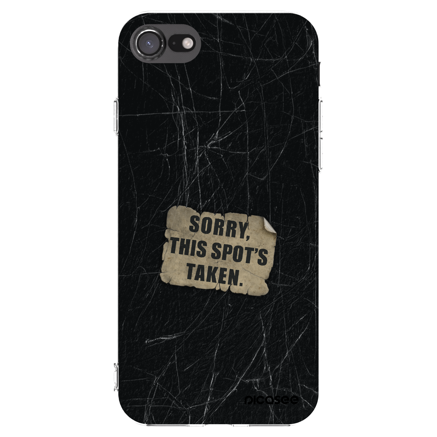 Picasee διαφανής θήκη σιλικόνης Apple iPhone 7 - SORRY