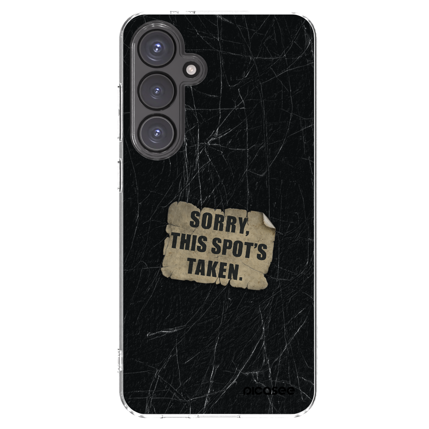 Picasee διαφανής θήκη σιλικόνης Samsung Galaxy S24 FE S721B - SORRY