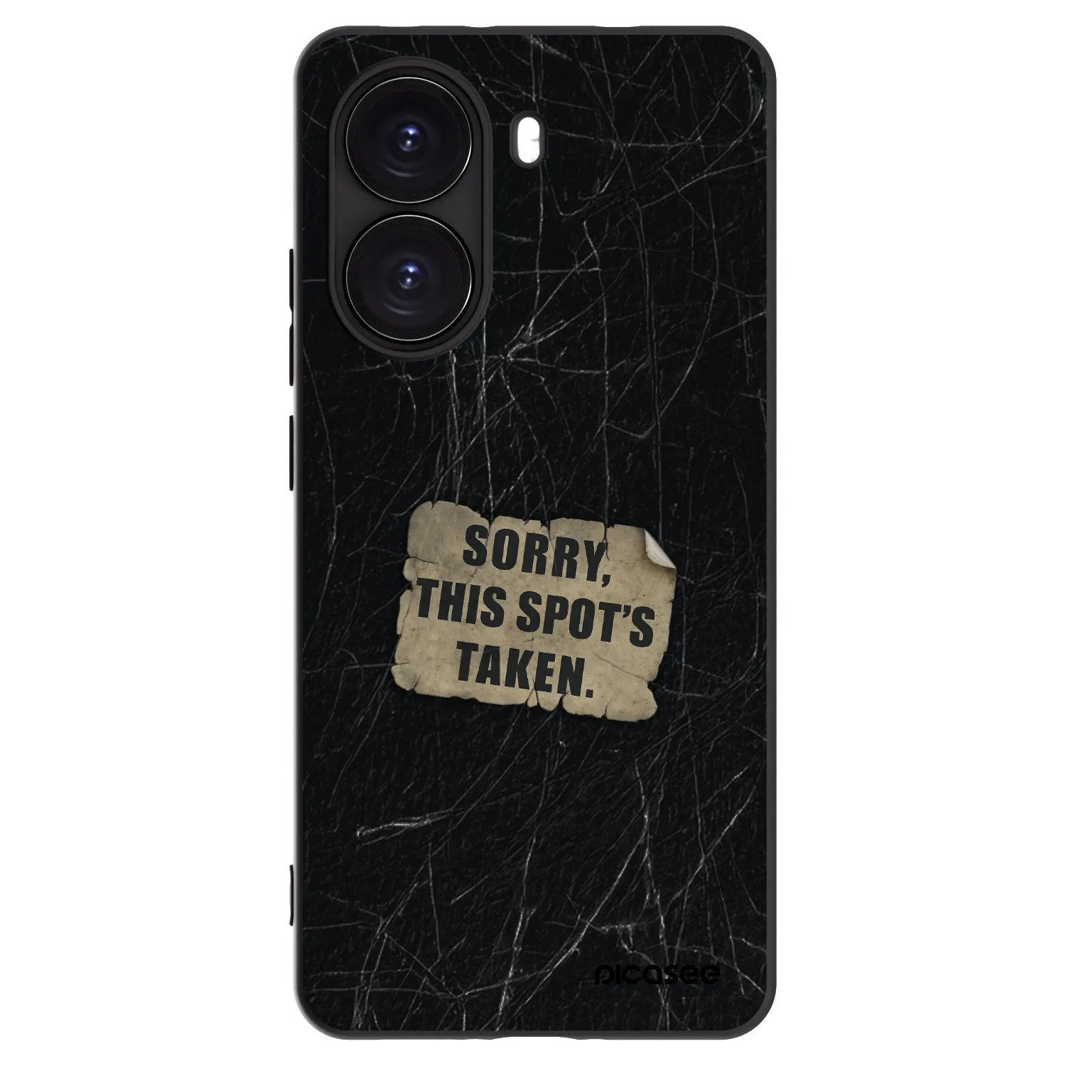 Picasee Μαύρη θήκη σιλικόνης για Xiaomi Poco X7 Pro 5G - SORRY