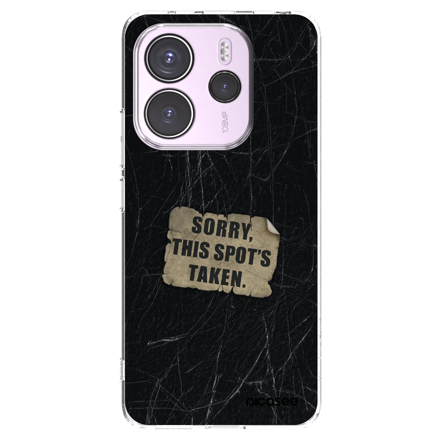 Picasee διαφανής θήκη σιλικόνης Xiaomi Redmi Note 14 4G - SORRY