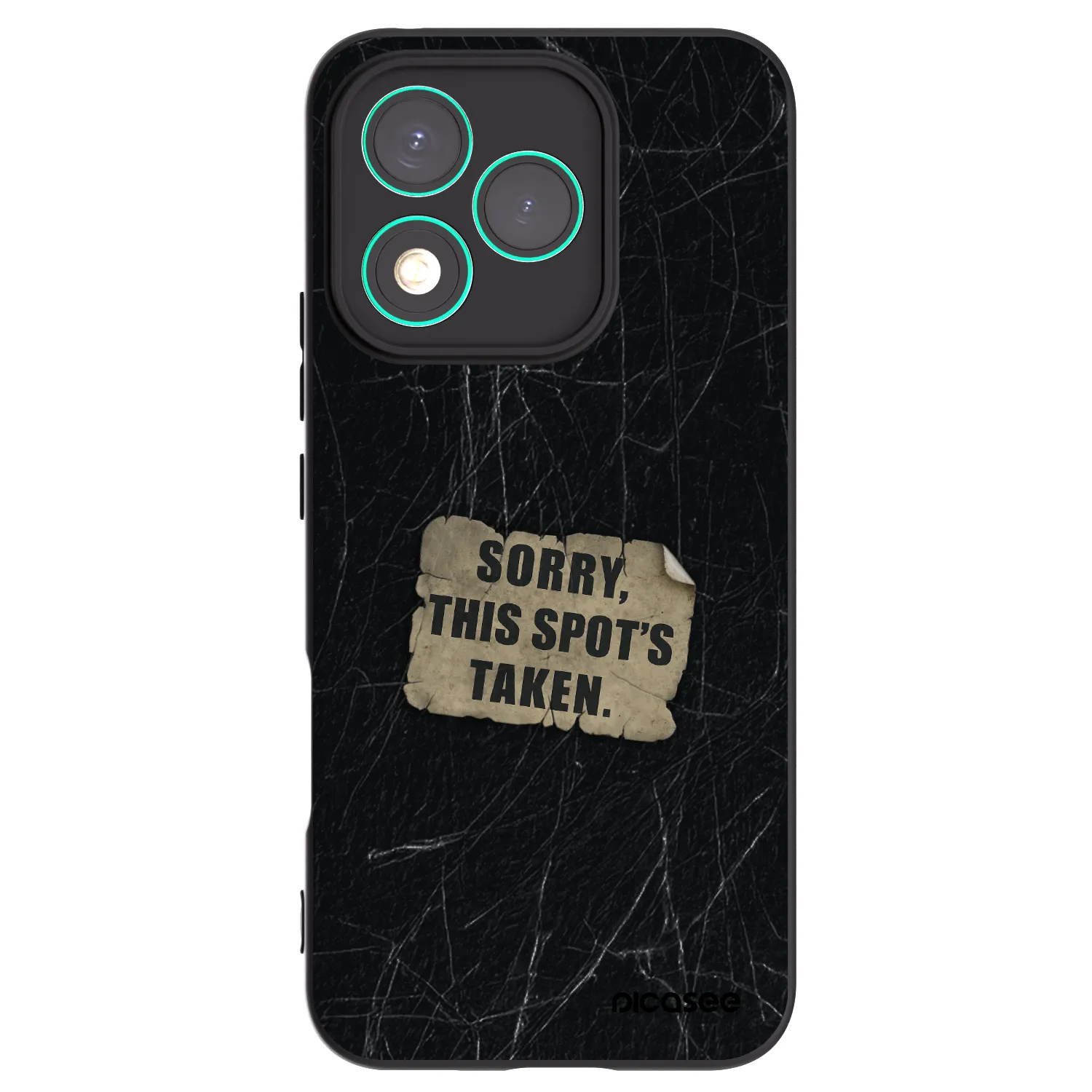 Picasee Μαύρη θήκη σιλικόνης για Honor 400 Lite 5G - SORRY