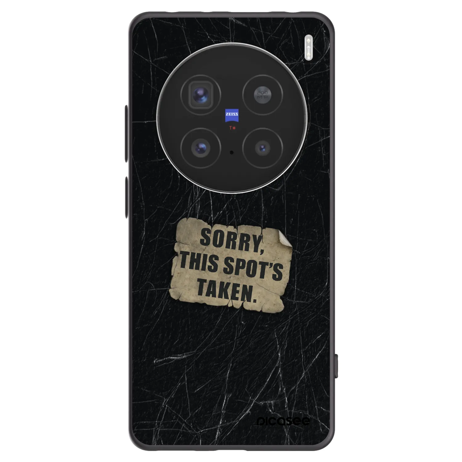 Picasee Μαύρη θήκη σιλικόνης για Vivo X200 Pro - SORRY