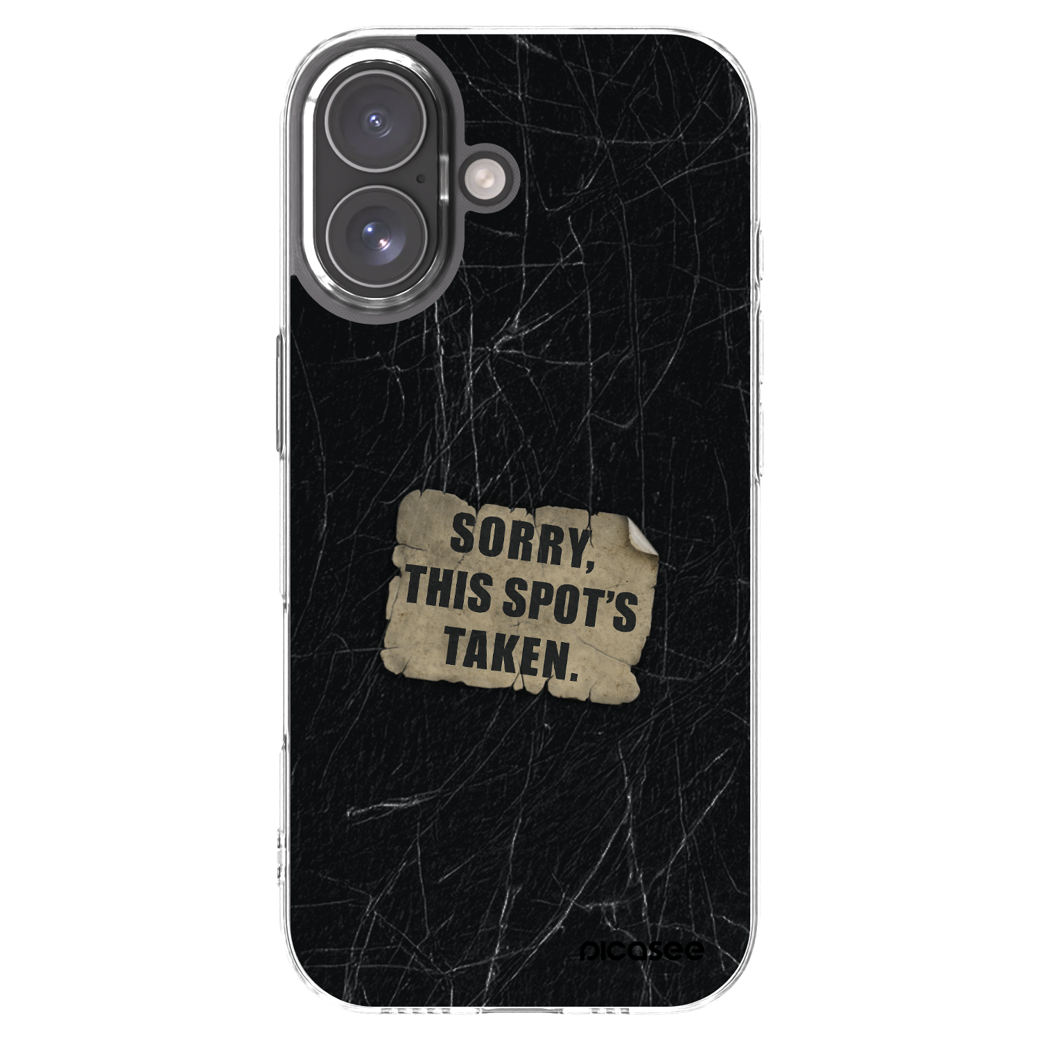 Picasee διαφανής θήκη σιλικόνης Apple iPhone 17 - SORRY