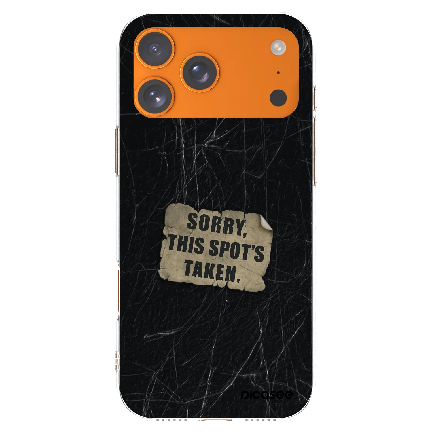 Picasee διαφανής θήκη σιλικόνης Apple iPhone 17 Pro Max - SORRY