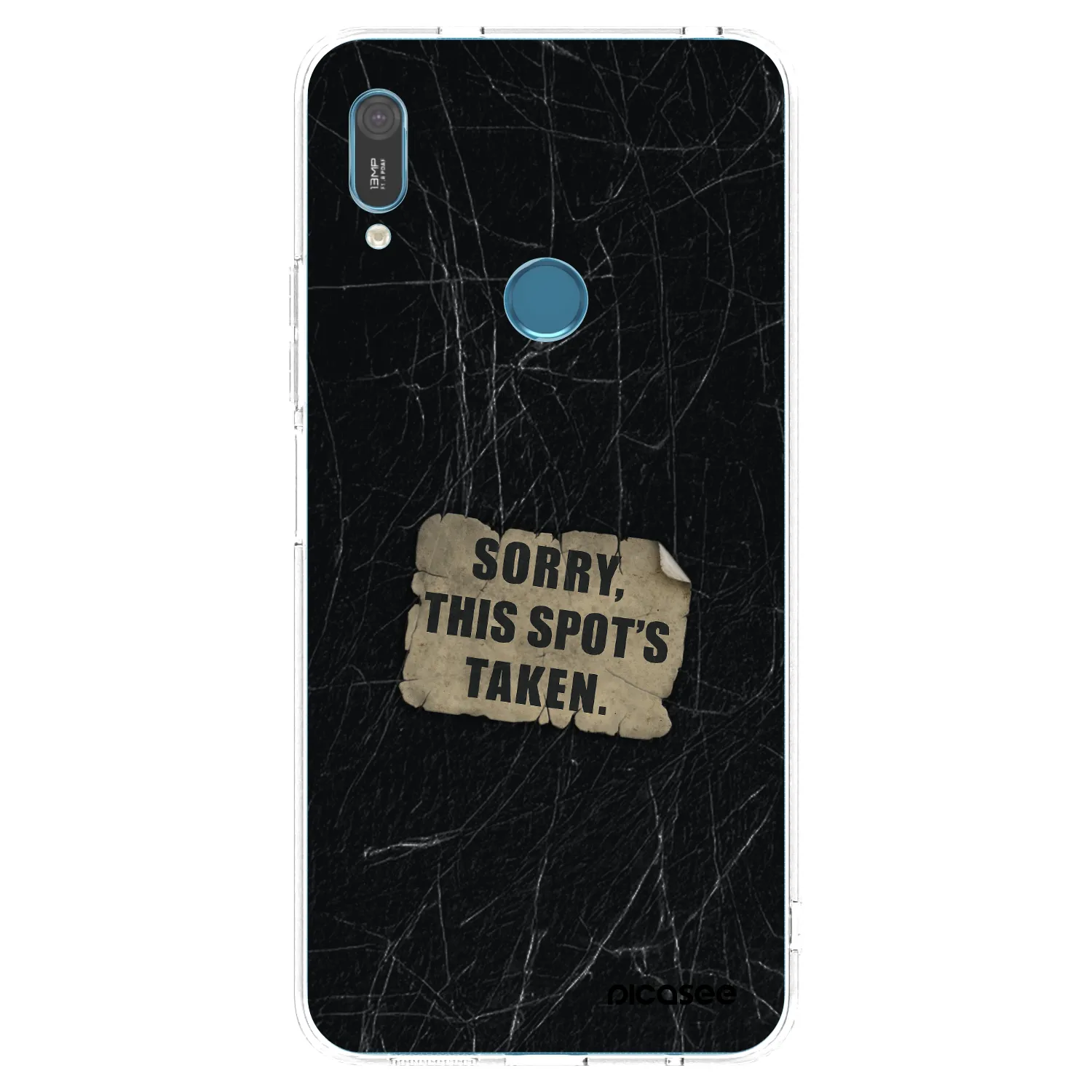 Picasee διαφανής θήκη σιλικόνης Huawei Y6 2019 - SORRY