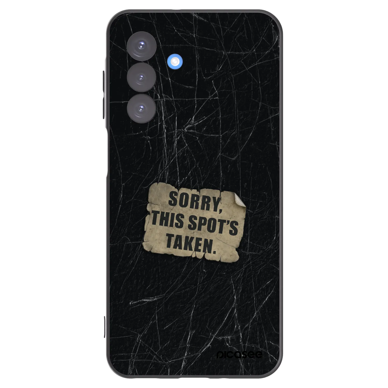 Picasee Μαύρη θήκη σιλικόνης για Samsung Galaxy A17 5G - SORRY