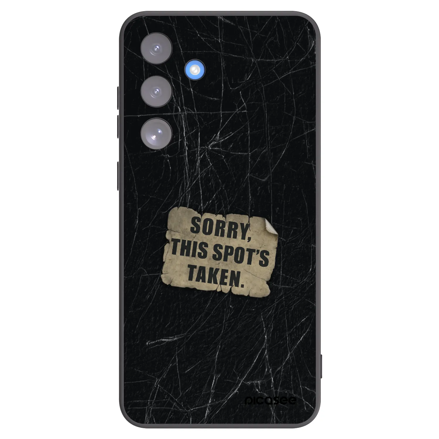 Picasee Μαύρη θήκη σιλικόνης για Samsung Galaxy S25 FE 5G - SORRY