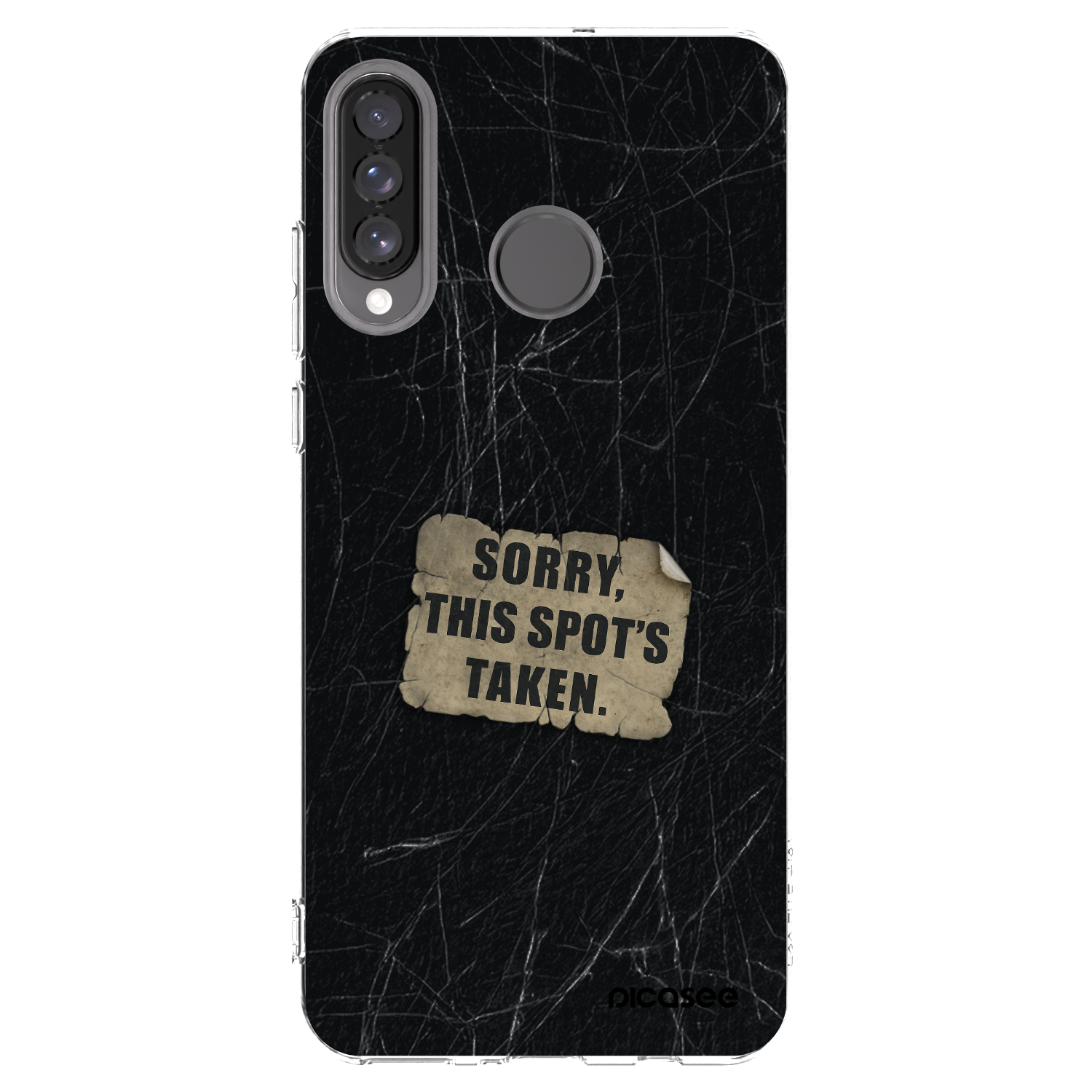 Picasee διαφανής θήκη σιλικόνης Huawei P30 Lite - SORRY