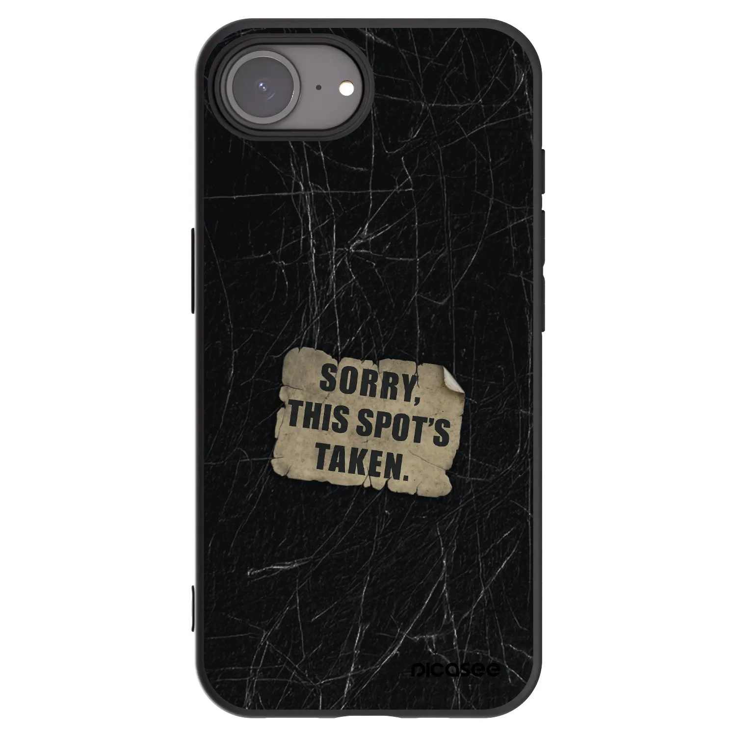 Picasee Μαύρη θήκη σιλικόνης για Apple iPhone 17e - SORRY