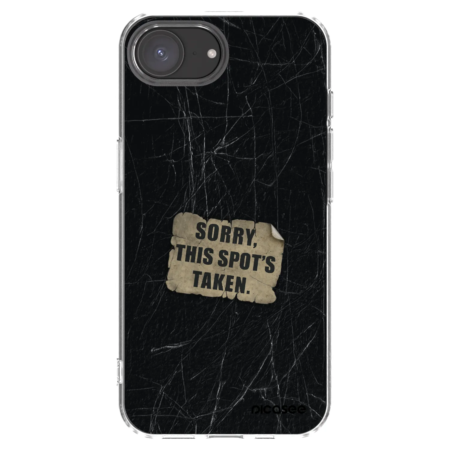Picasee διαφανής θήκη σιλικόνης Apple iPhone 17e - SORRY