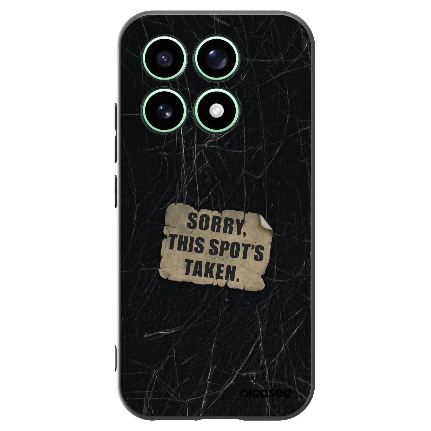 Picasee Μαύρη θήκη σιλικόνης για Xiaomi 17 - SORRY