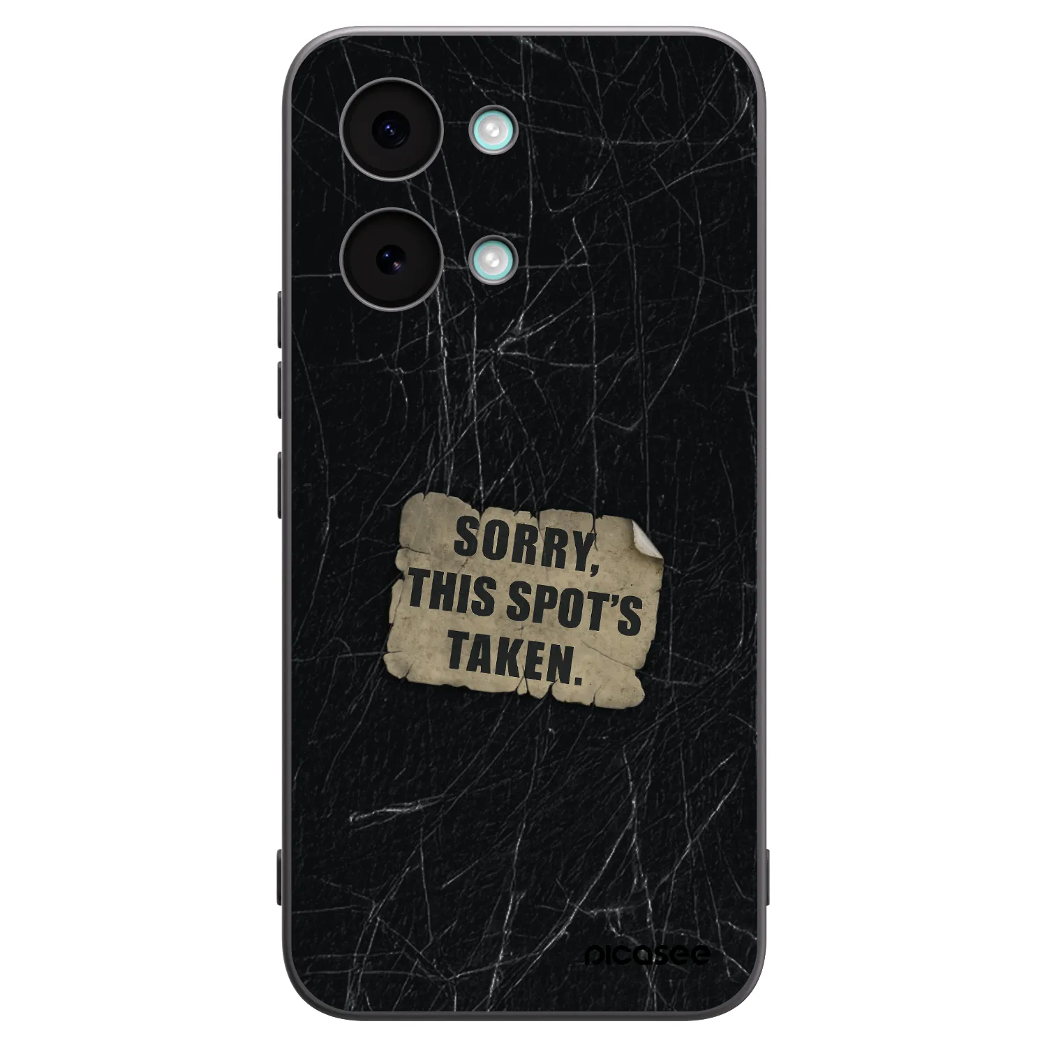 Picasee Μαύρη θήκη σιλικόνης για Xiaomi Poco X8 Pro Max - SORRY