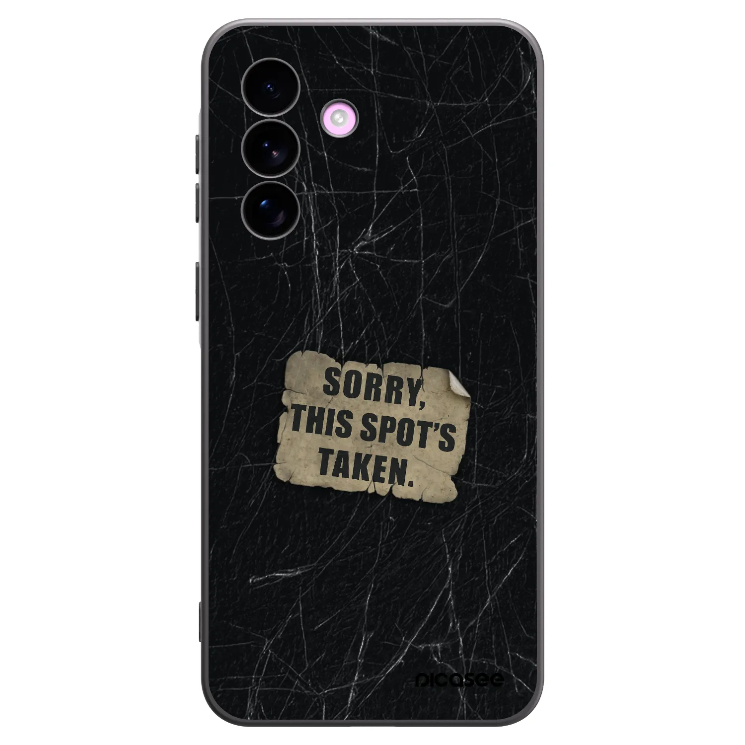 Picasee Μαύρη θήκη σιλικόνης για Samsung Galaxy A57 5G - SORRY