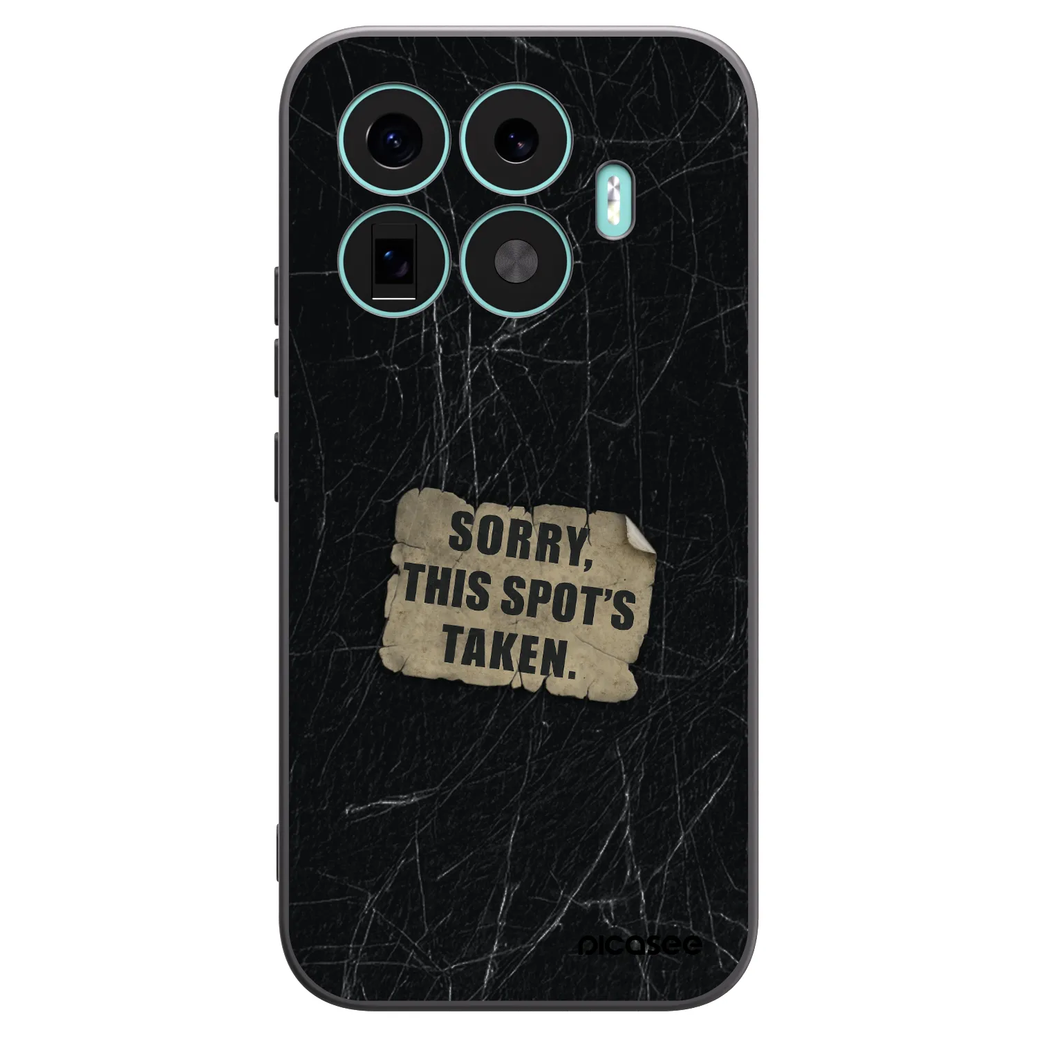 Picasee Μαύρη θήκη σιλικόνης για Xiaomi 17T - SORRY
