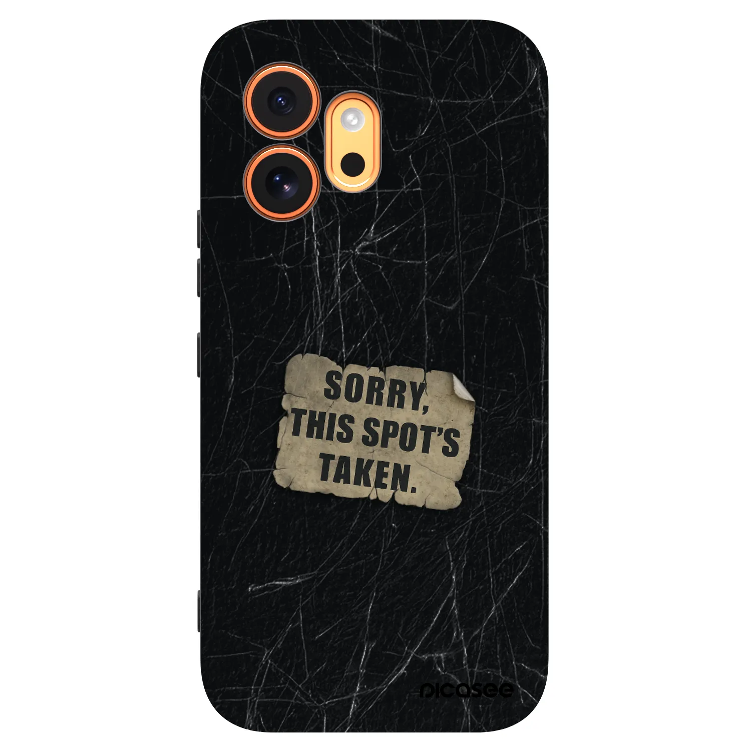 Picasee Μαύρη θήκη σιλικόνης για Honor 600 - SORRY