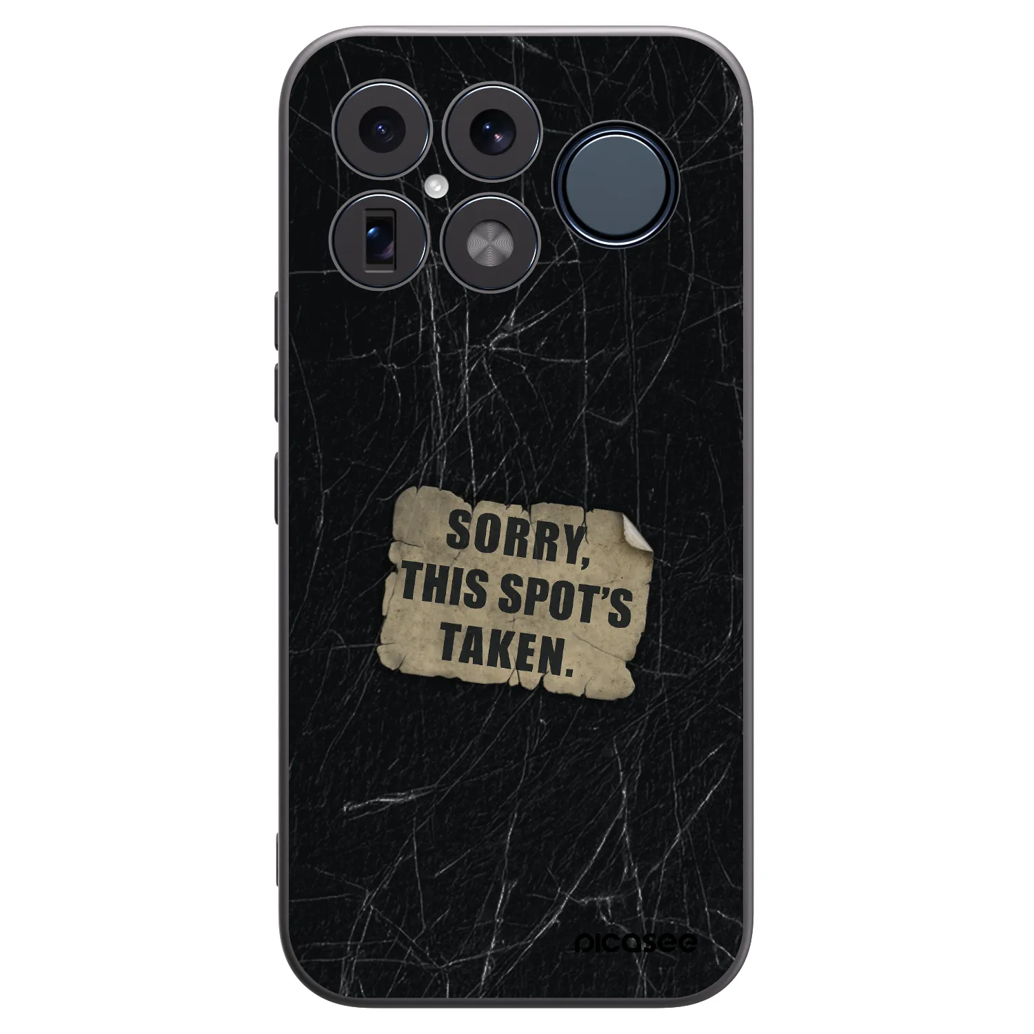 Picasee Μαύρη θήκη σιλικόνης για Xiaomi Poco F8 Ultra - SORRY