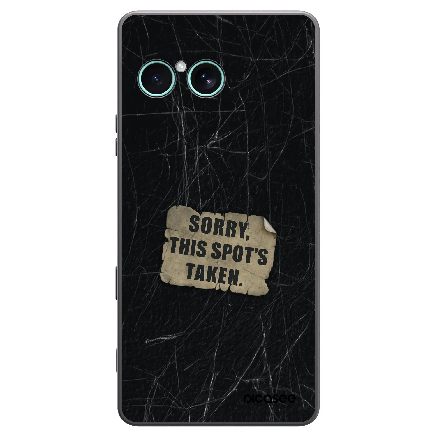 Picasee Μαύρη θήκη σιλικόνης για Sony Xperia 10 VII - SORRY