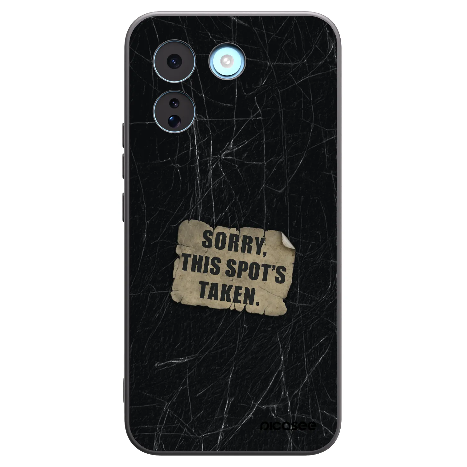 Picasee Μαύρη θήκη σιλικόνης για Xiaomi Redmi Note 17 Pro MAX 5G - SORRY