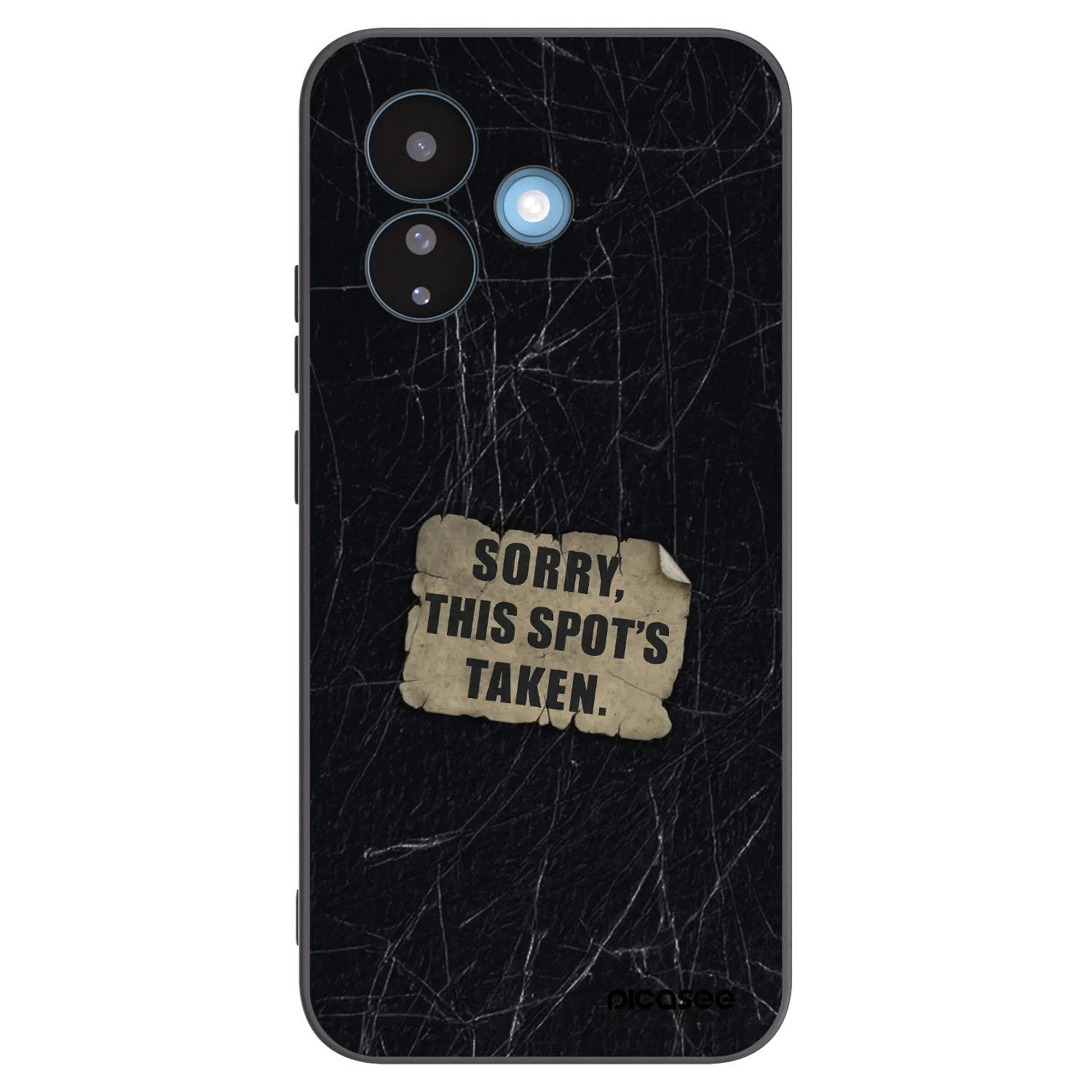 Picasee Μαύρη θήκη σιλικόνης για Xiaomi Redmi Note 17 Pro 5G - SORRY