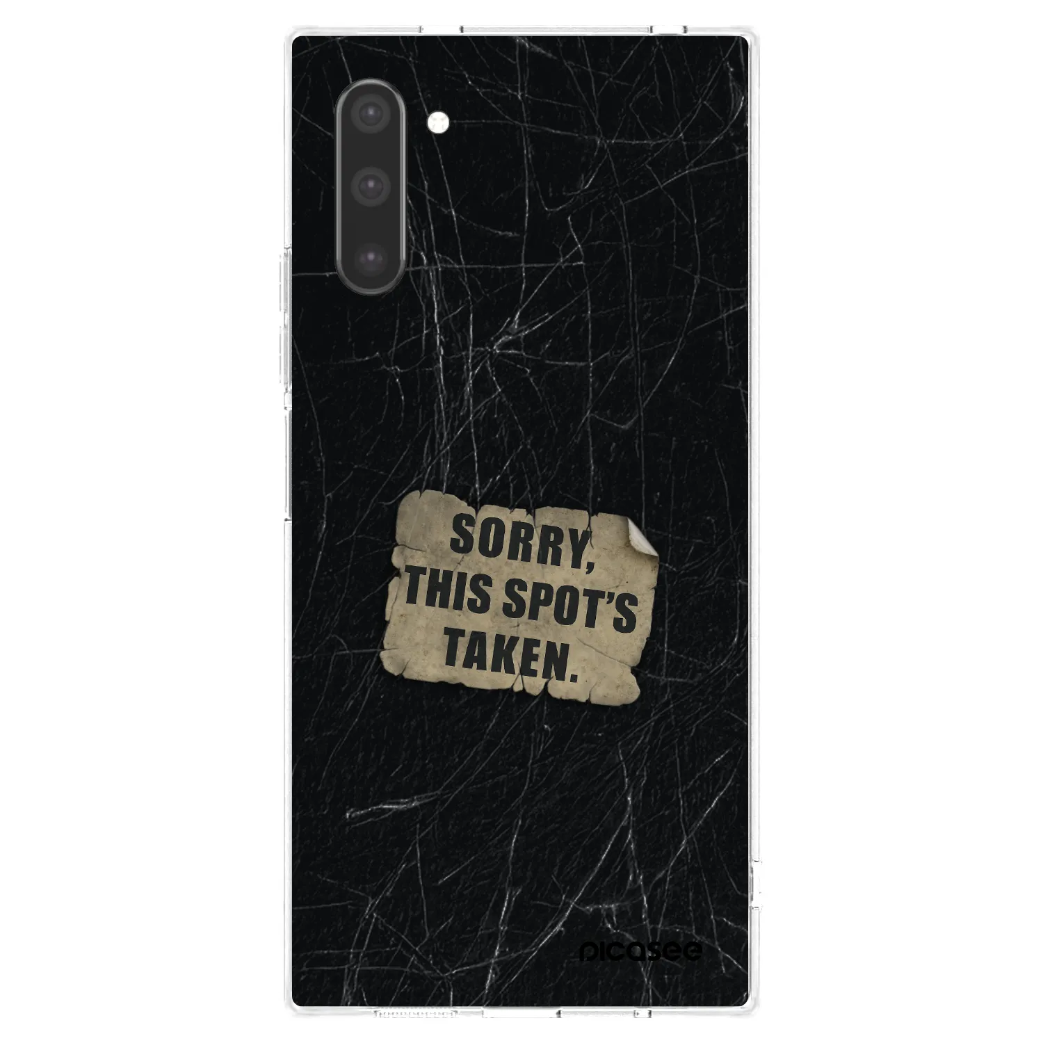 Picasee διαφανής θήκη σιλικόνης Samsung Galaxy Note 10 N970F - SORRY