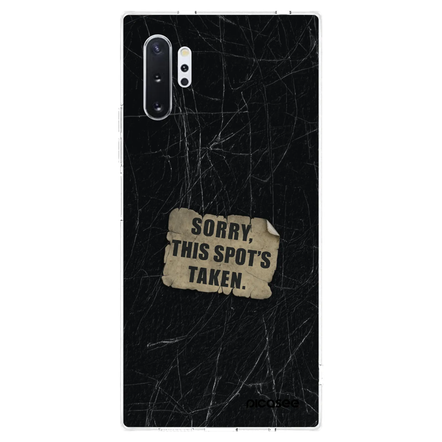 Picasee διαφανής θήκη σιλικόνης Samsung Galaxy Note 10+ N975F - SORRY