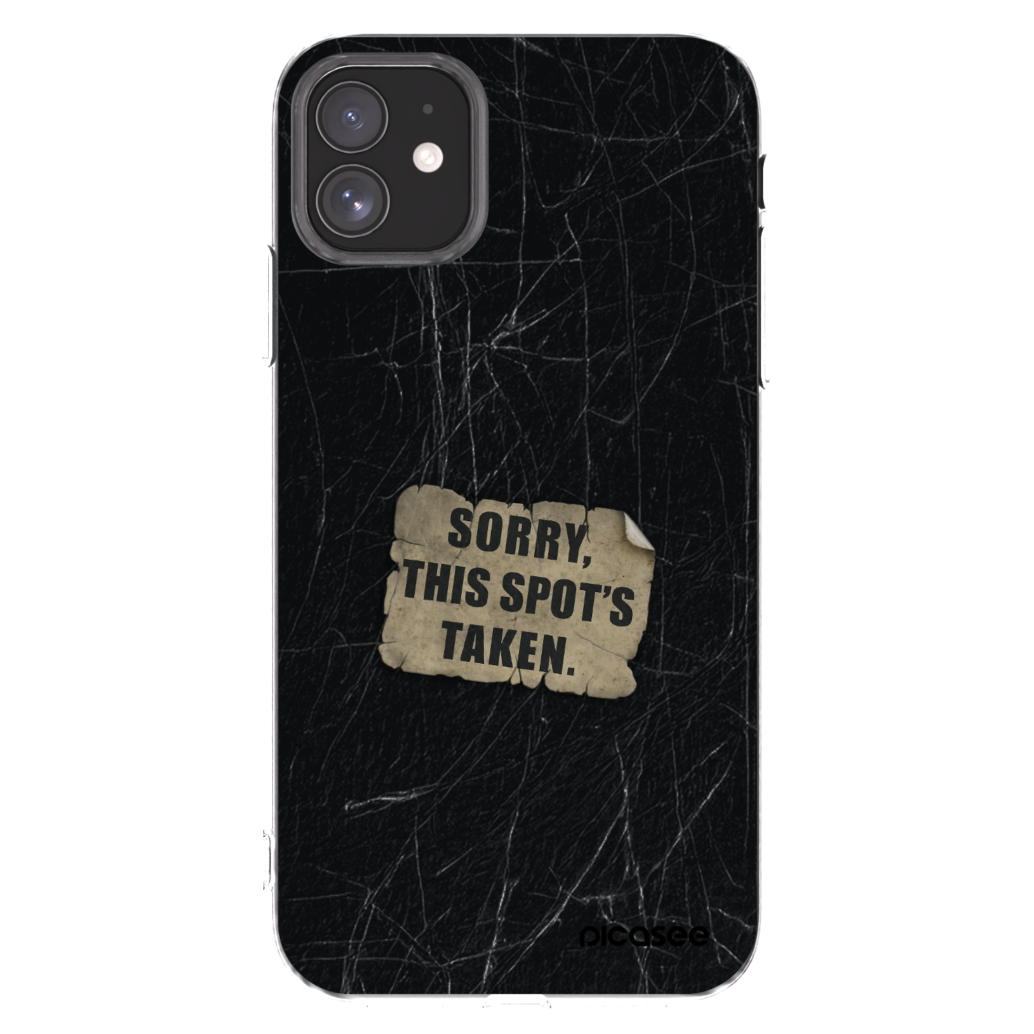 Picasee διαφανής θήκη σιλικόνης Apple iPhone 11 - SORRY