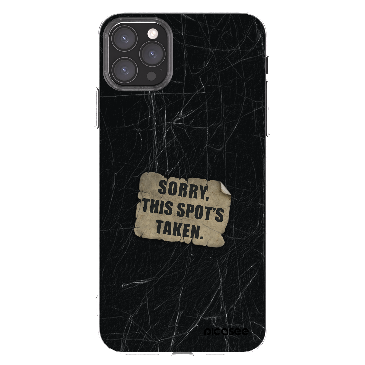 Picasee διαφανής θήκη σιλικόνης Apple iPhone 11 Pro Max - SORRY