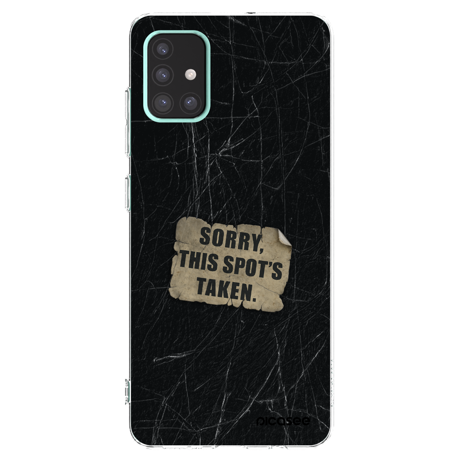 Picasee διαφανής θήκη σιλικόνης Samsung Galaxy A51 A515F - SORRY