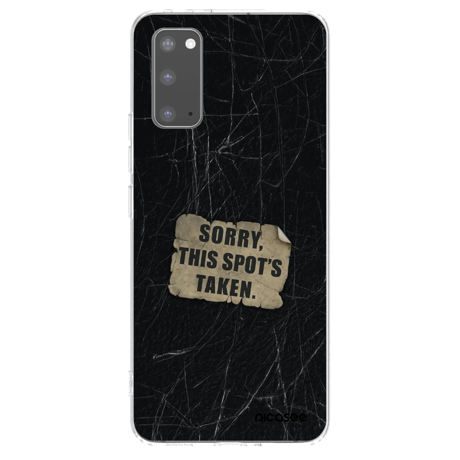 Picasee διαφανής θήκη σιλικόνης Samsung Galaxy S20 G980F - SORRY