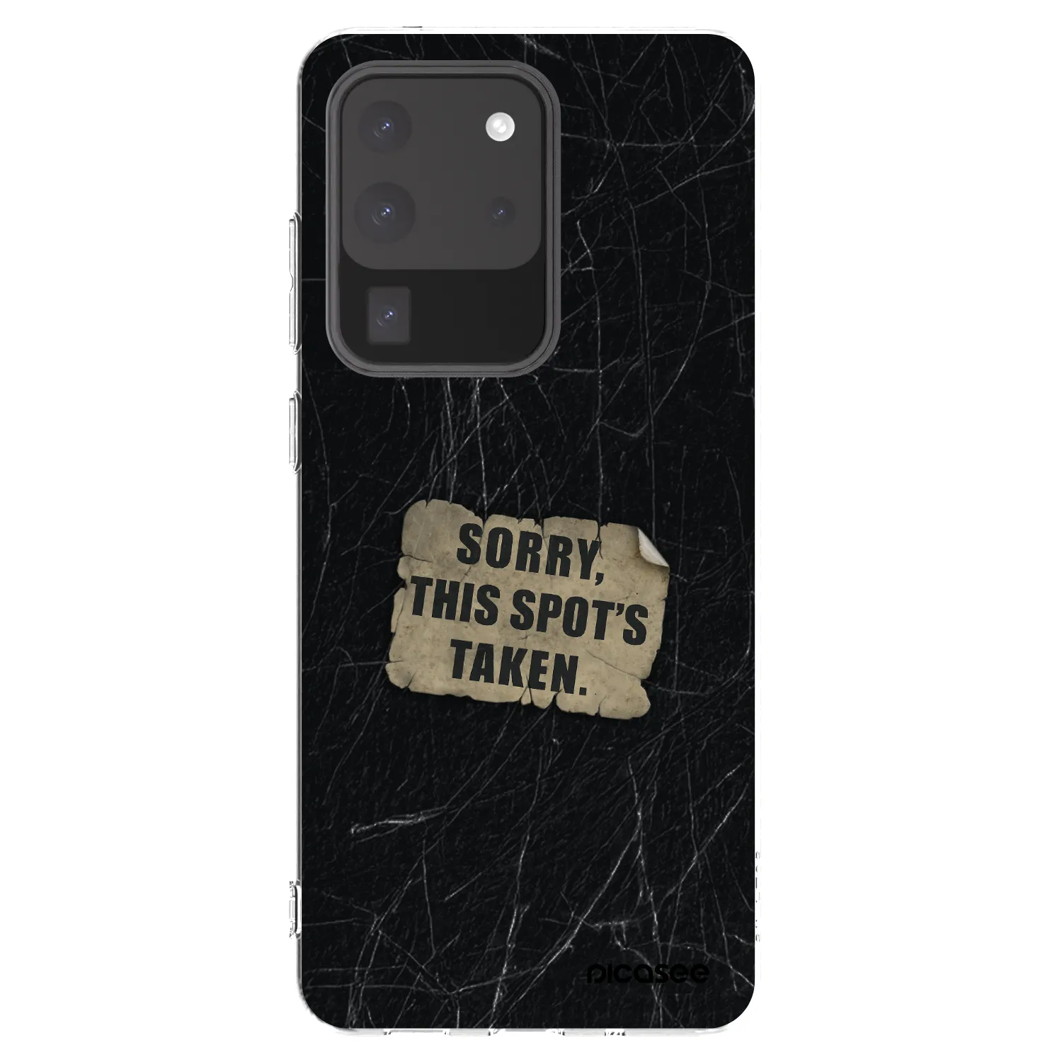 Picasee διαφανής θήκη σιλικόνης Samsung Galaxy S20 Ultra 5G G988F - SORRY
