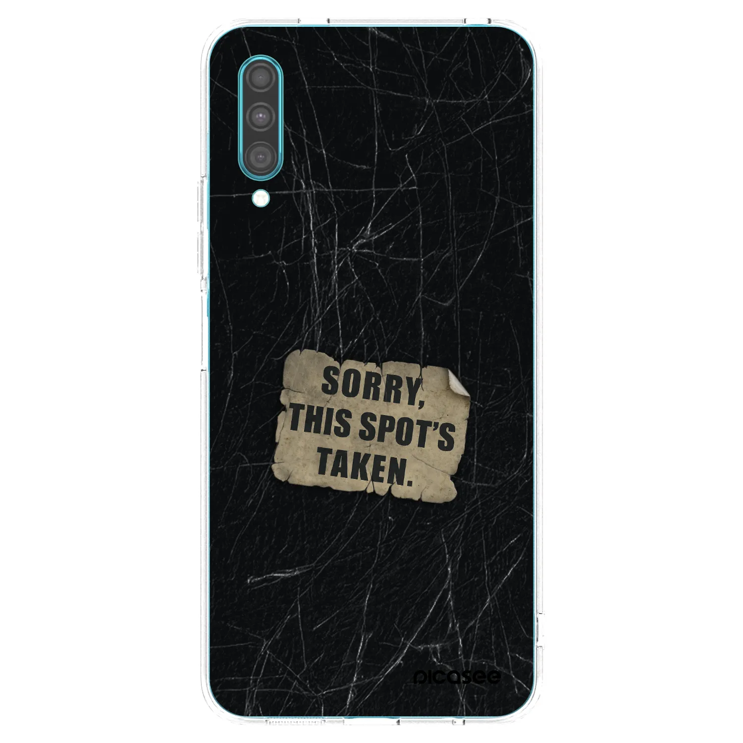 Picasee διαφανής θήκη σιλικόνης Samsung Galaxy A30s A307F - SORRY