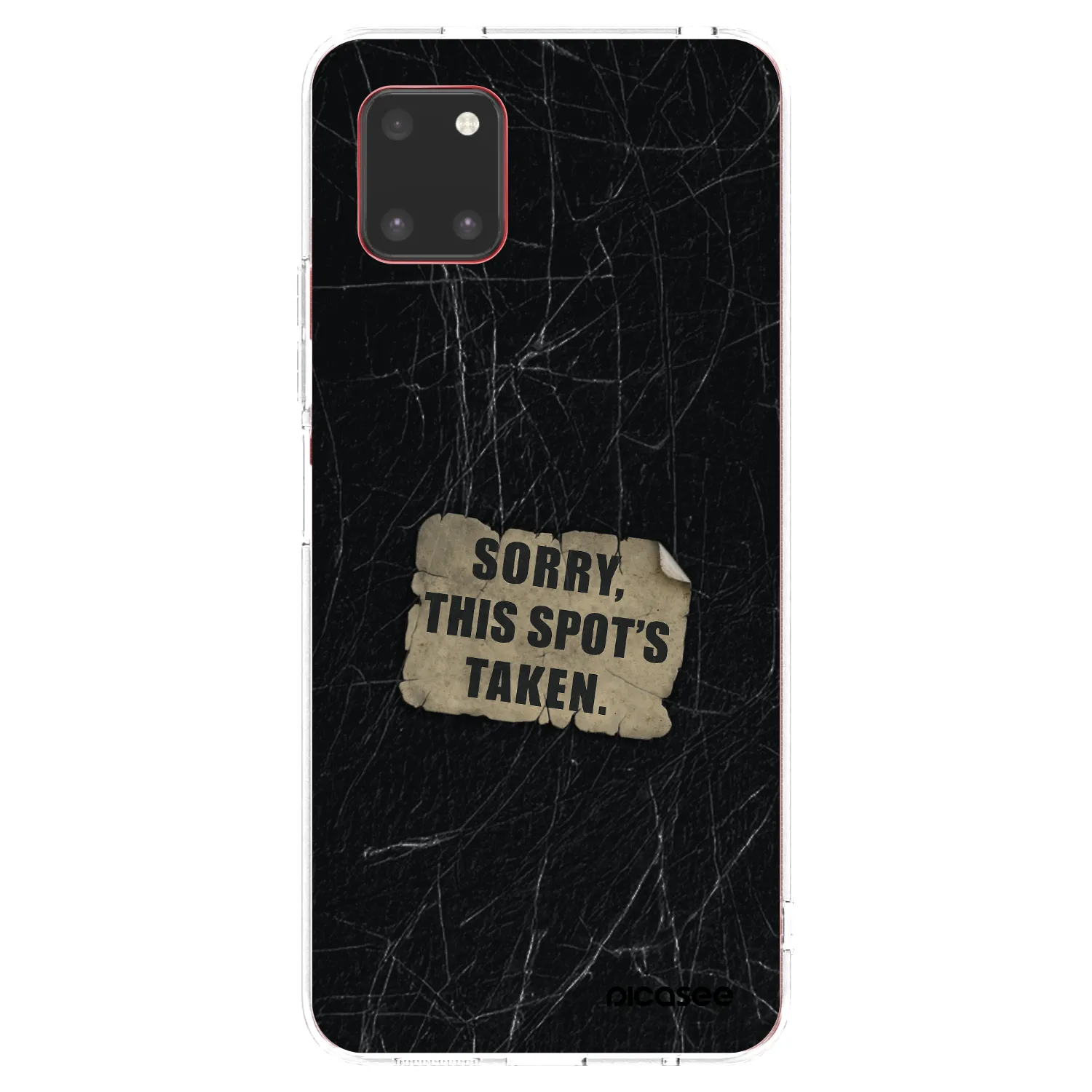 Picasee διαφανής θήκη σιλικόνης Samsung Galaxy Note 10 Lite N770F - SORRY