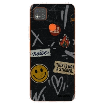 Picasee διαφανής θήκη σιλικόνης Xiaomi Redmi 9C - STICKERS x TAGS